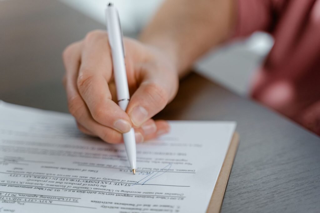 Signing business formation documents to start an LLC