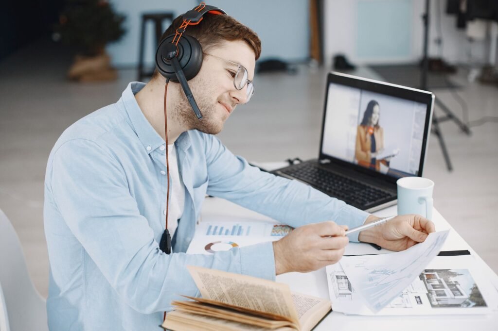 Signing a document during an online notarization video call