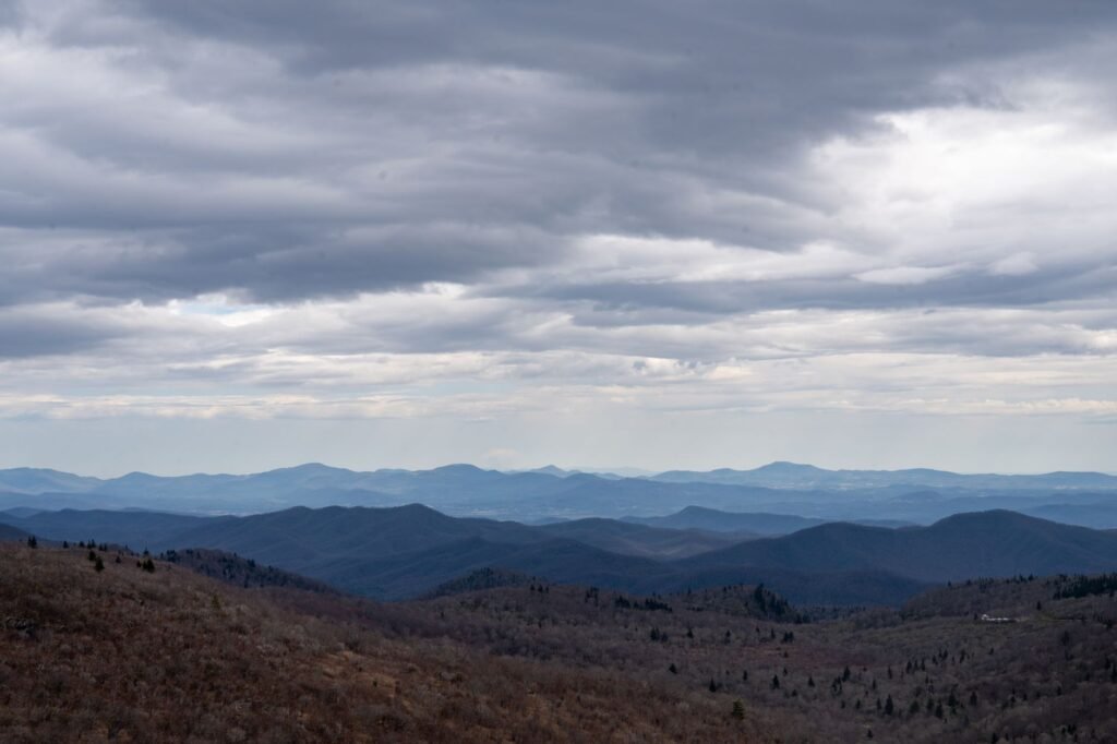 Blue Ridge Mountains landscape in North Carolina