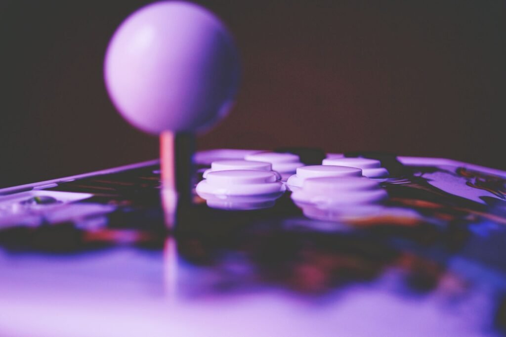 Video game controllers representing best-selling game franchises