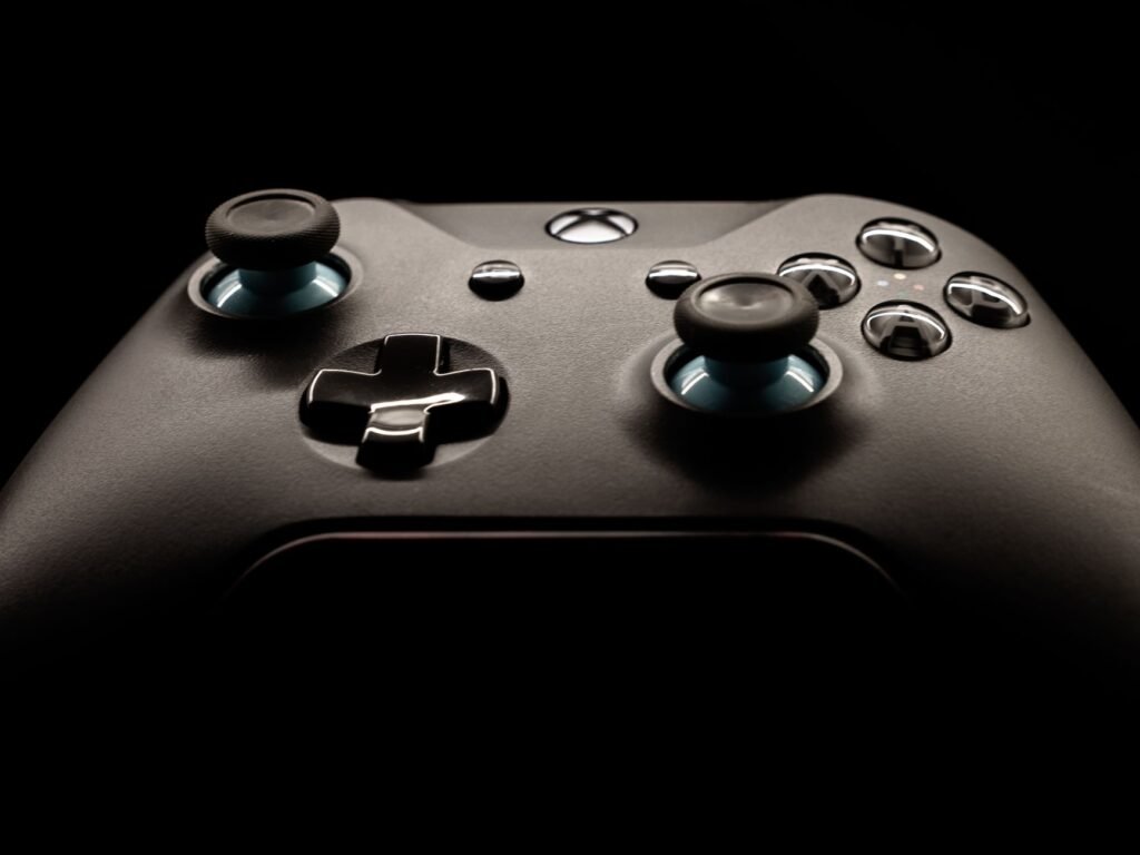 Video game controller representing best-selling video games