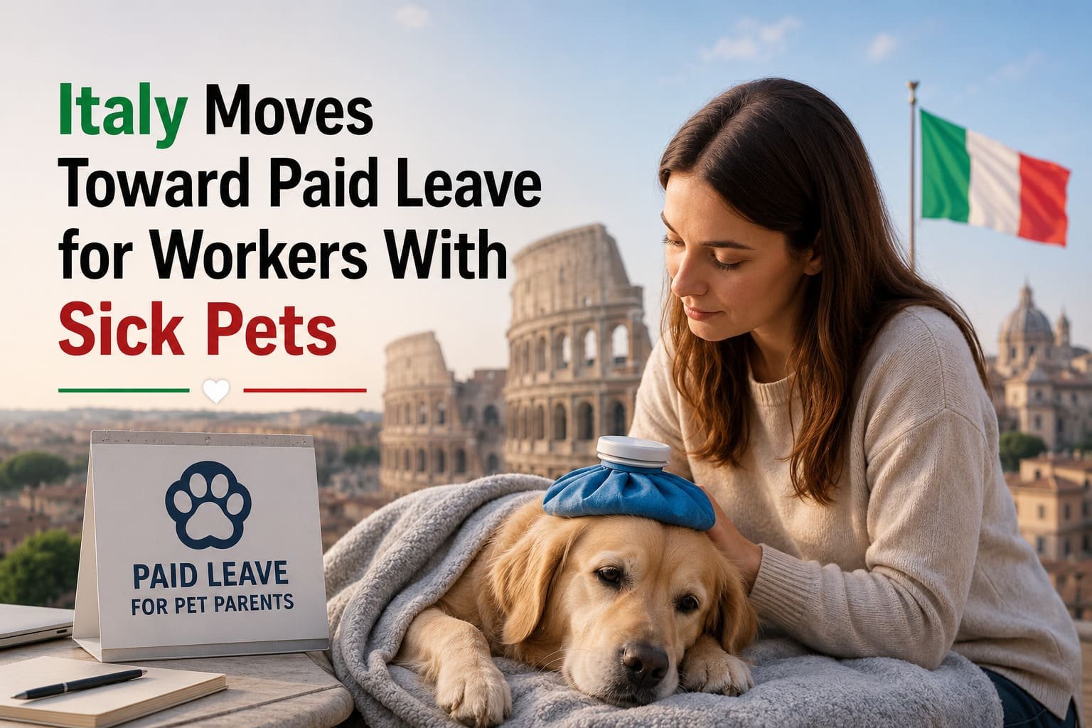 Italy Moves Toward Paid Leave for Workers With Sick Pets