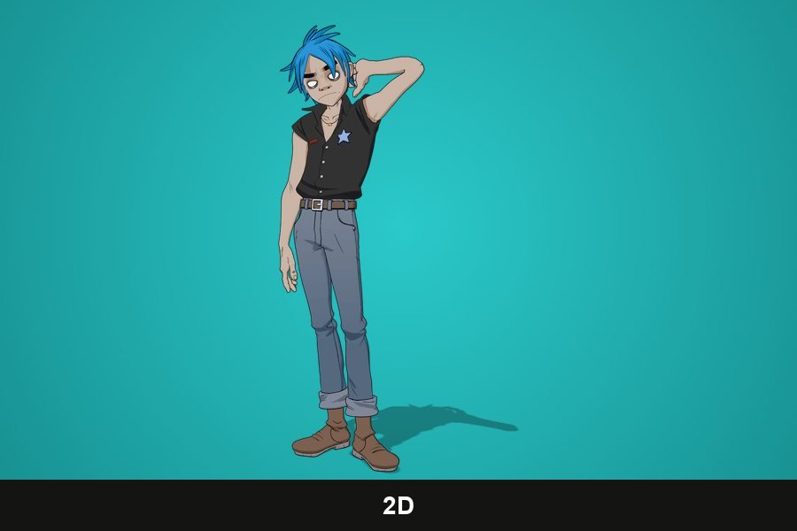 2D Fortnite skin