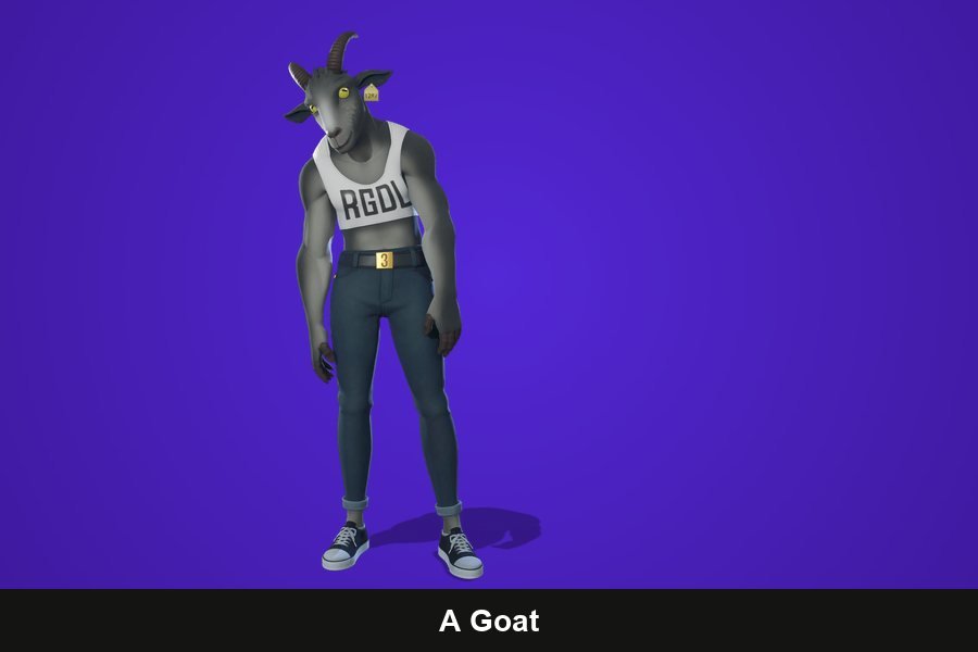 A Goat Fortnite skin