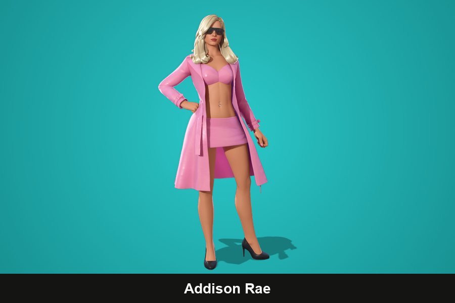 Addison Rae Fortnite skin