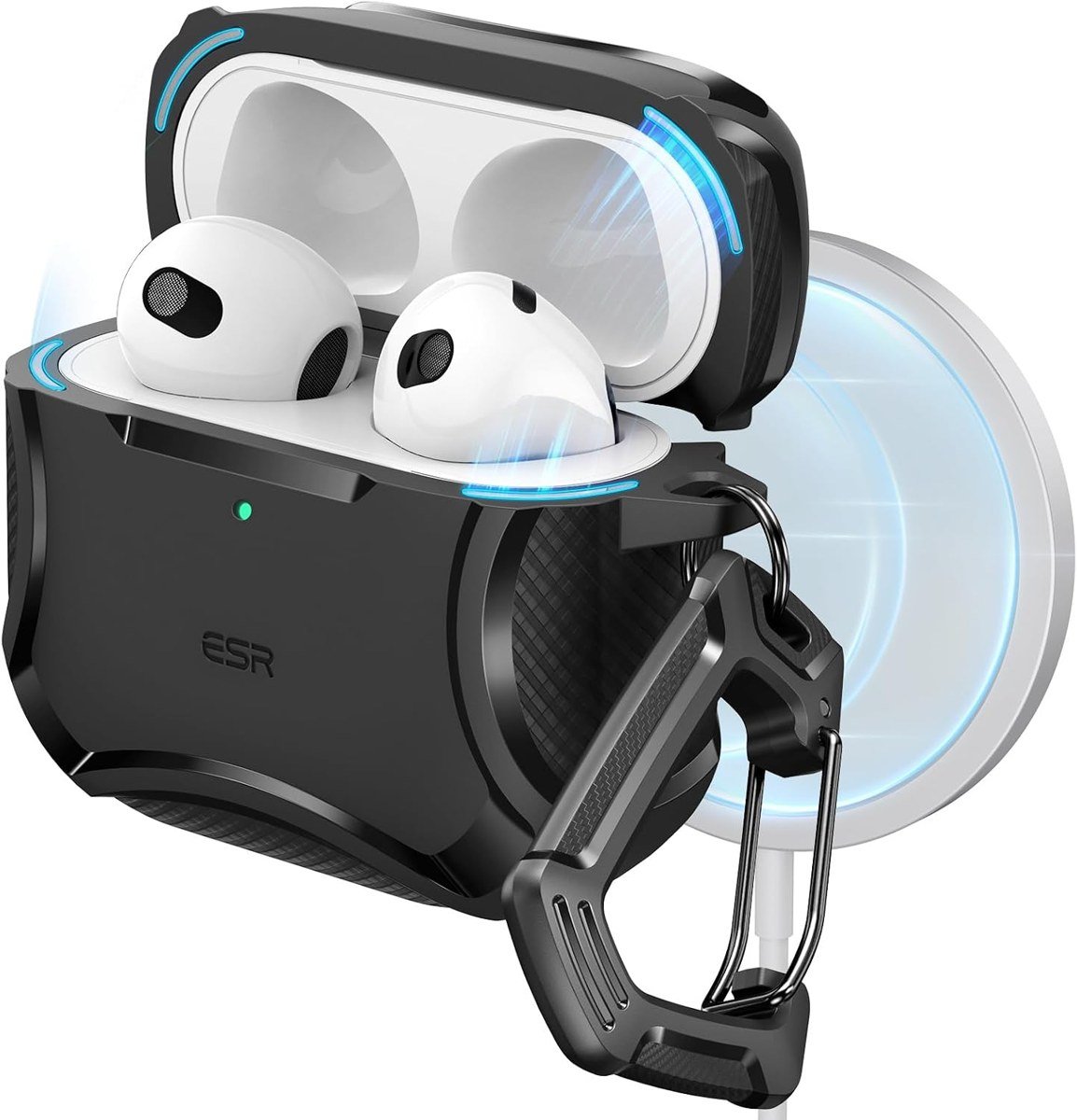 ESR MagSafe-compatible case for AirPods 5 with magnetic lid