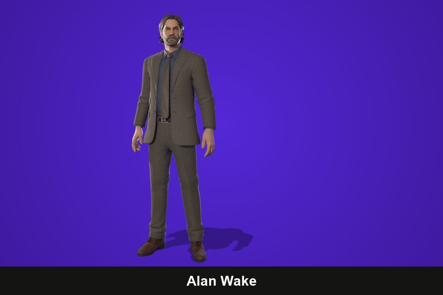Alan Wake Fortnite skin