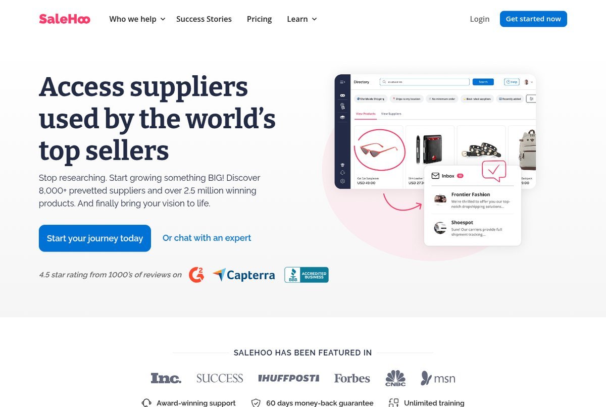 SaleHoo wholesale and dropshipping supplier directory