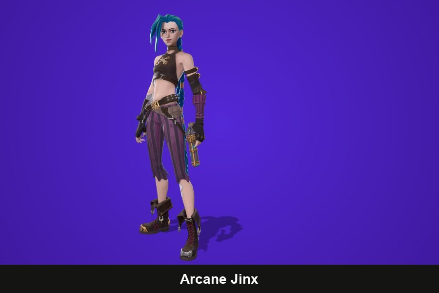 Arcane Jinx Fortnite skin