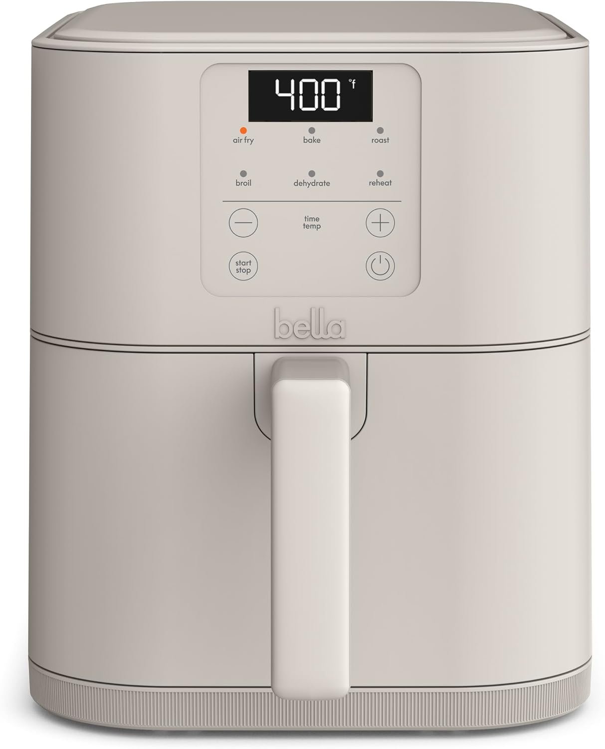 bella Fits-Anywhere 6 quart slim air fryer with non-toxic ceramic coating
