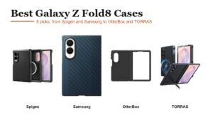 Best Samsung Galaxy Z Fold8 cases: Spigen Slim Armor Pro, Samsung Carbon Magnet, OtterBox Defender and TORRAS Ostand