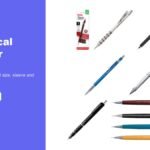 Seven drawing pencils compared, shown together