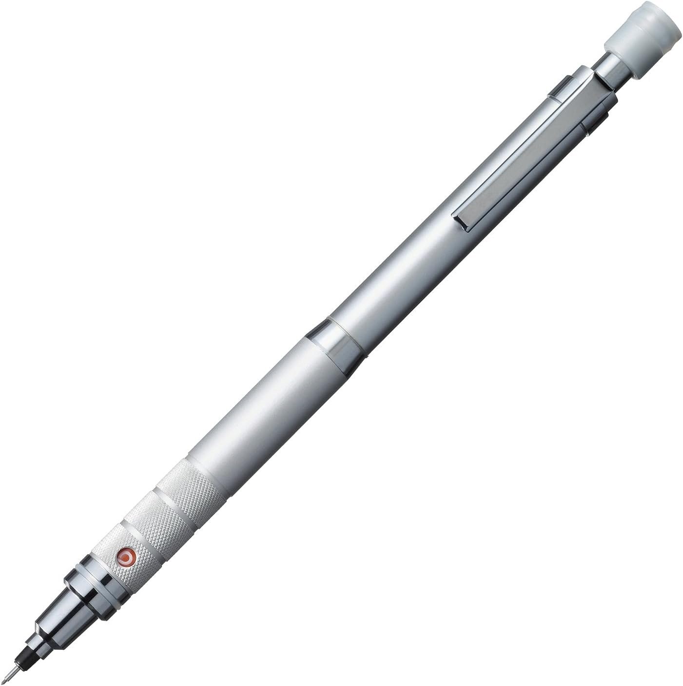 Uni Kuru Toga Roulette 0.5mm mechanical pencil silver body