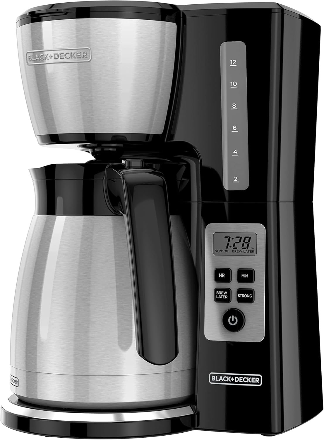 BLACK and DECKER CM2046S 12 cup thermal programmable coffee maker