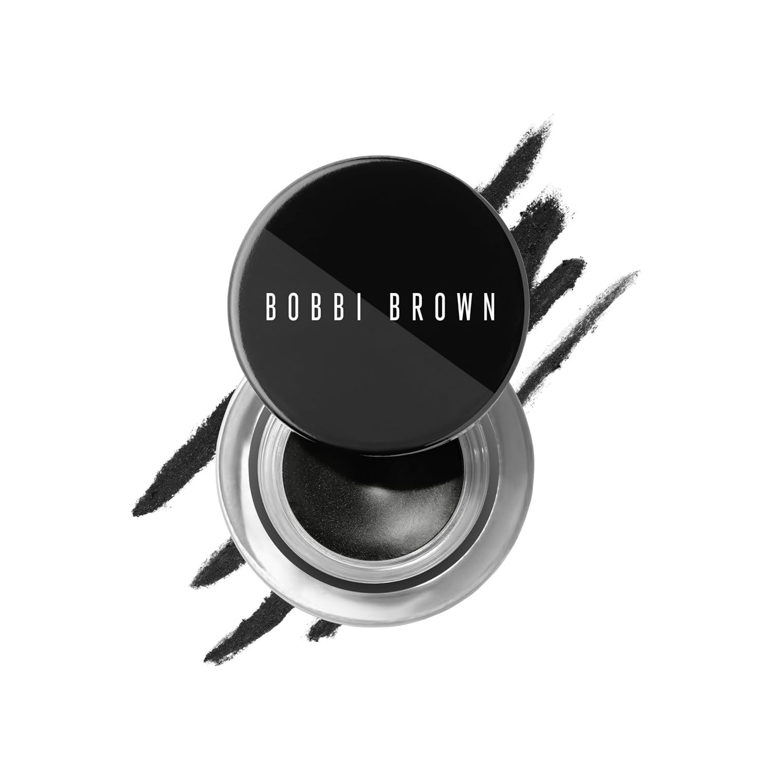 Bobbi Brown Long-Wear Gel Eyeliner pot in Black Ink with the lid off