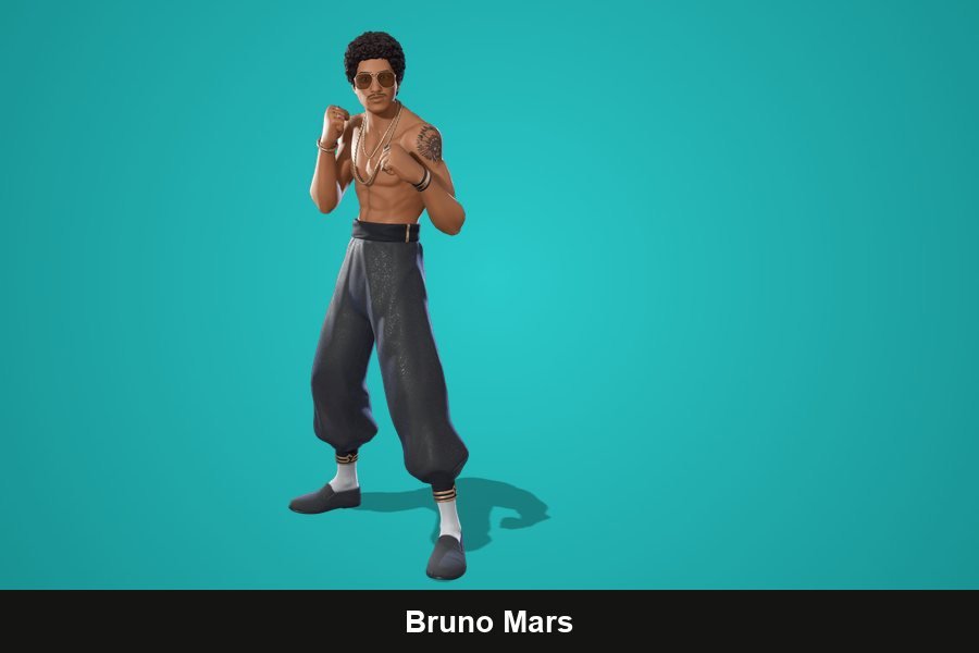 Bruno Mars Fortnite skin