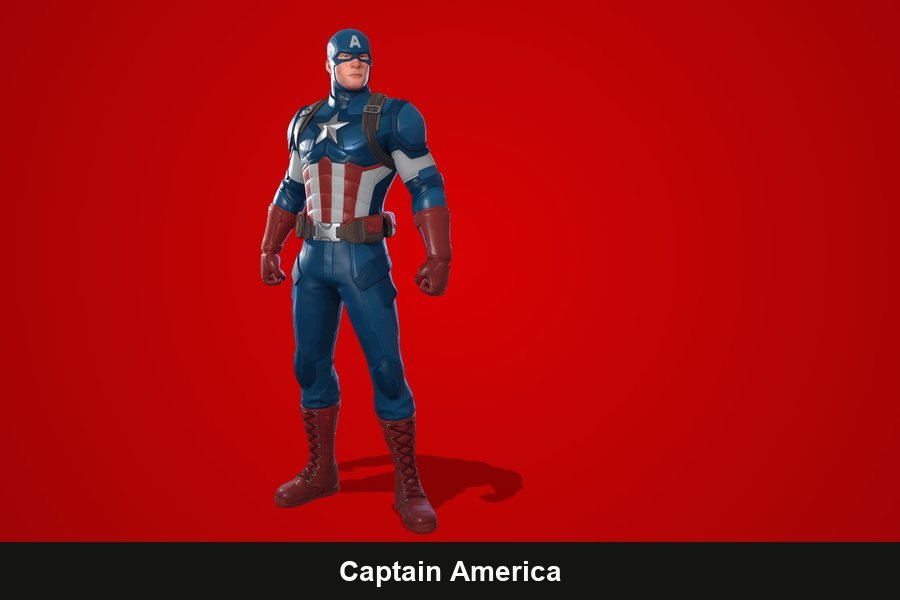 Captain America Fortnite skin