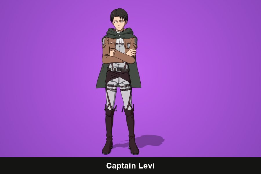 Captain Levi Fortnite skin