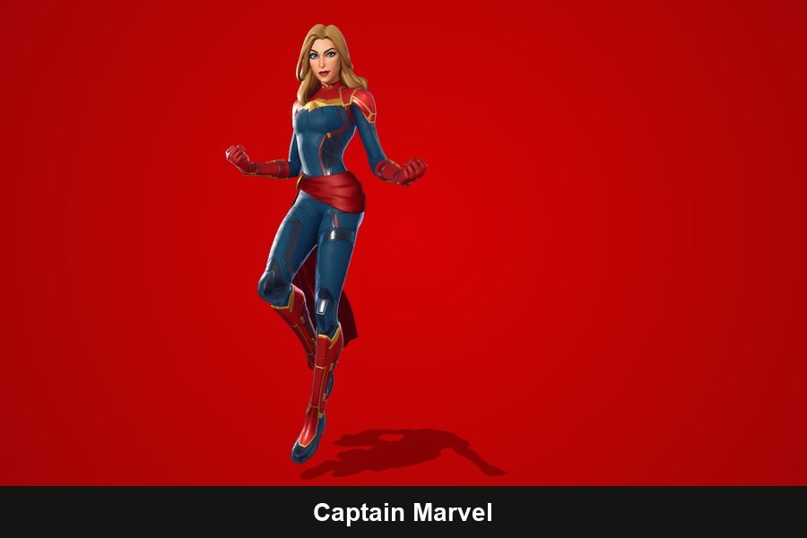 Captain Marvel Fortnite skin