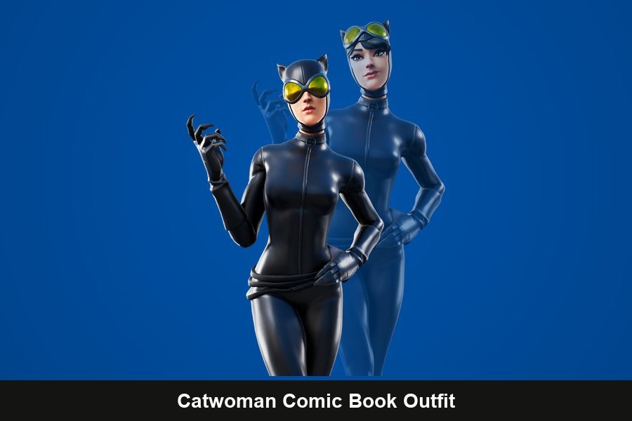 Catwoman Comic Book Outfit Fortnite skin