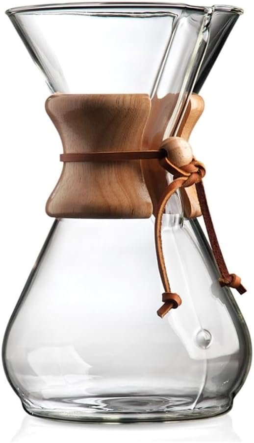 Chemex Classic Series 8 cup pour over glass coffeemaker