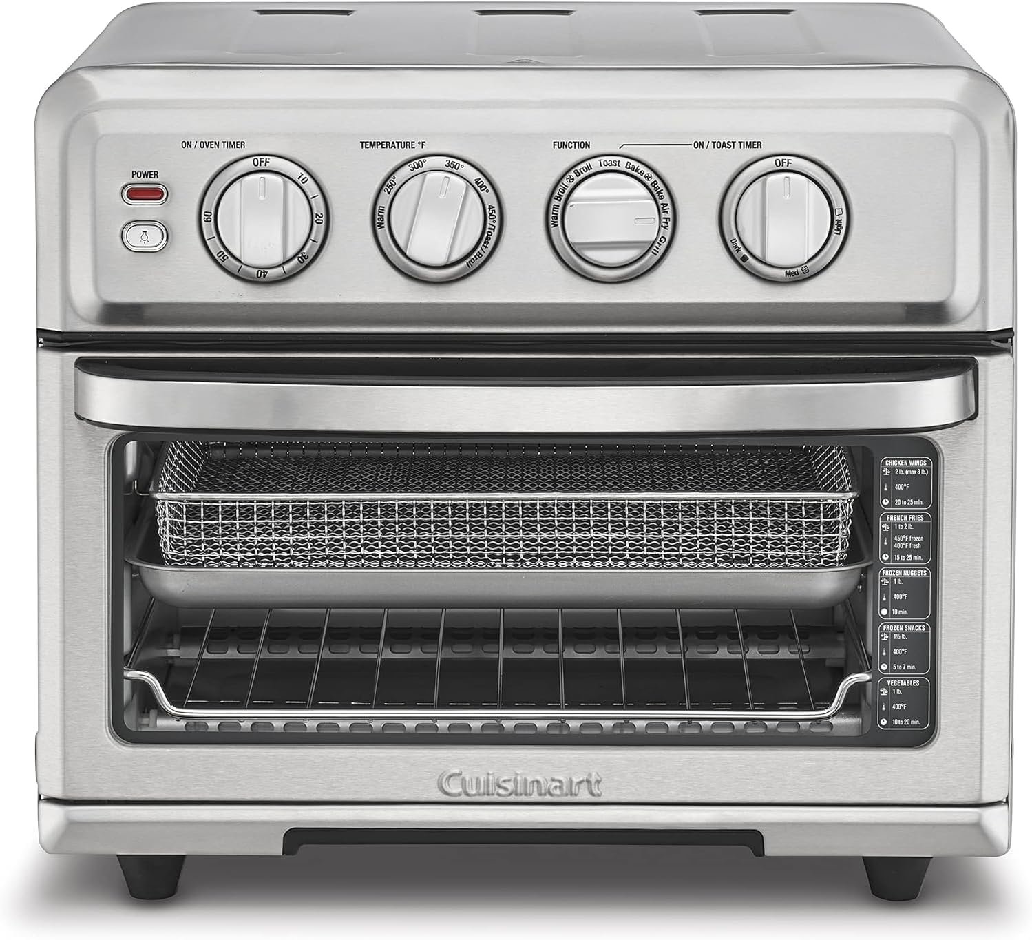 Cuisinart air fryer toaster oven with 8 functions