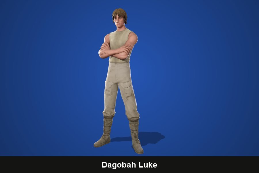 Dagobah Luke Fortnite skin