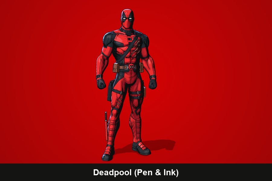 Deadpool (Pen & Ink) Fortnite skin
