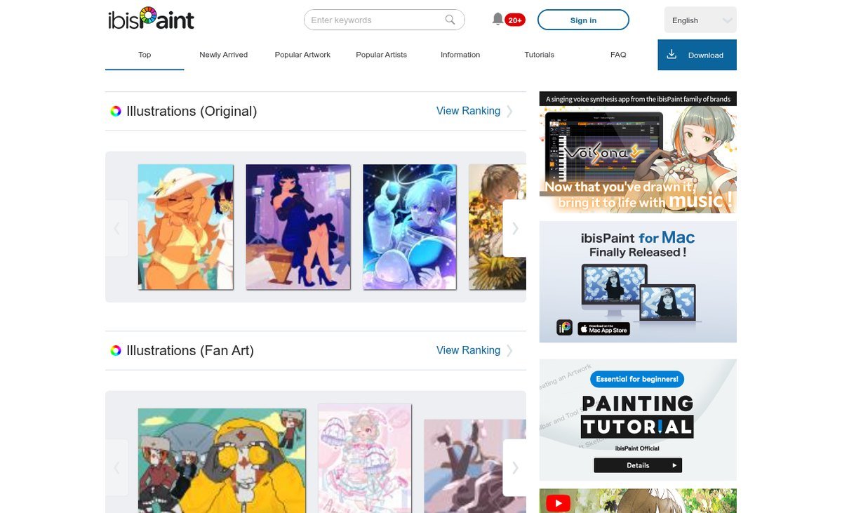 ibis Paint X drawing and painting app