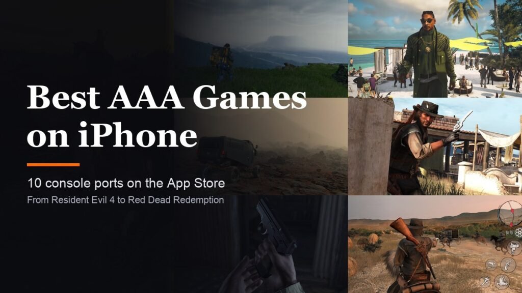 AAA games on iPhone: gameplay from Red Dead Redemption, Death Stranding, Hitman and Resident Evil Village