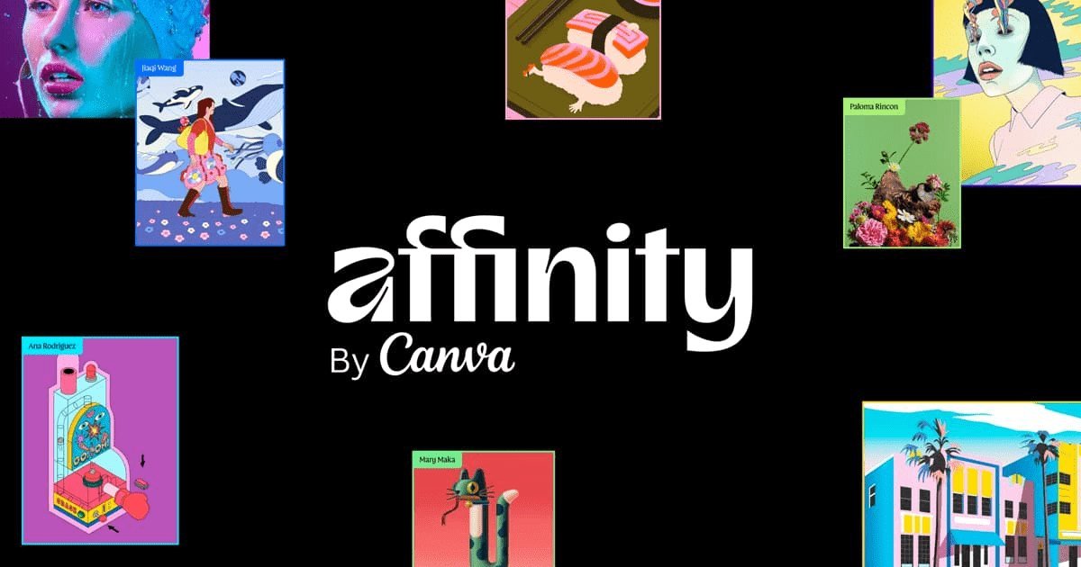 Affinity professional design software by Canva