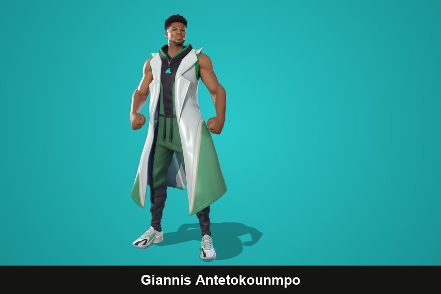 Giannis Antetokounmpo Fortnite skin