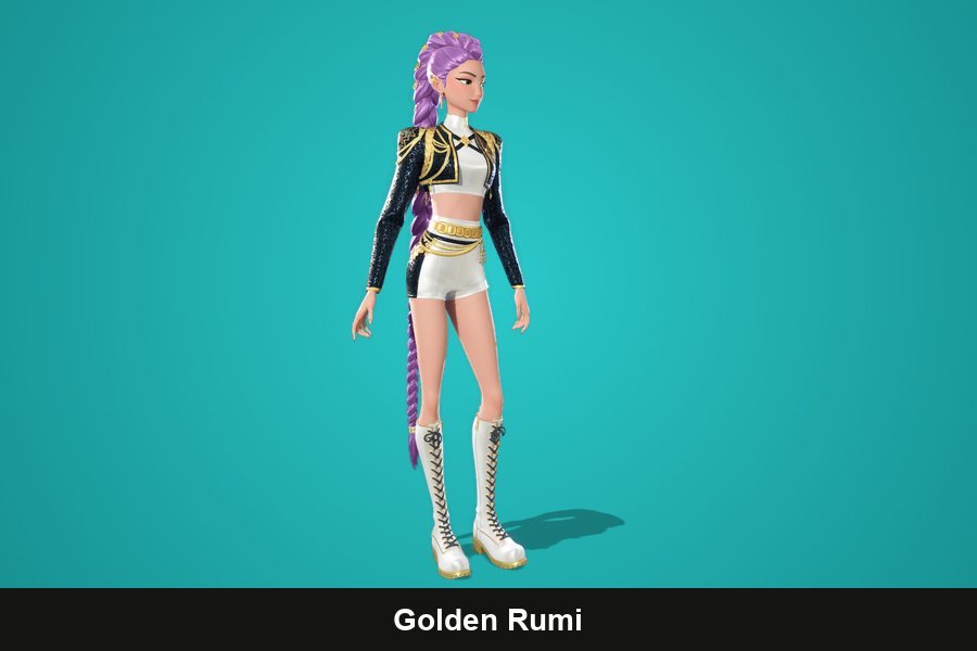 Golden Rumi Fortnite skin