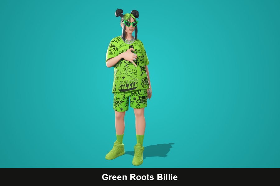 Green Roots Billie Fortnite skin
