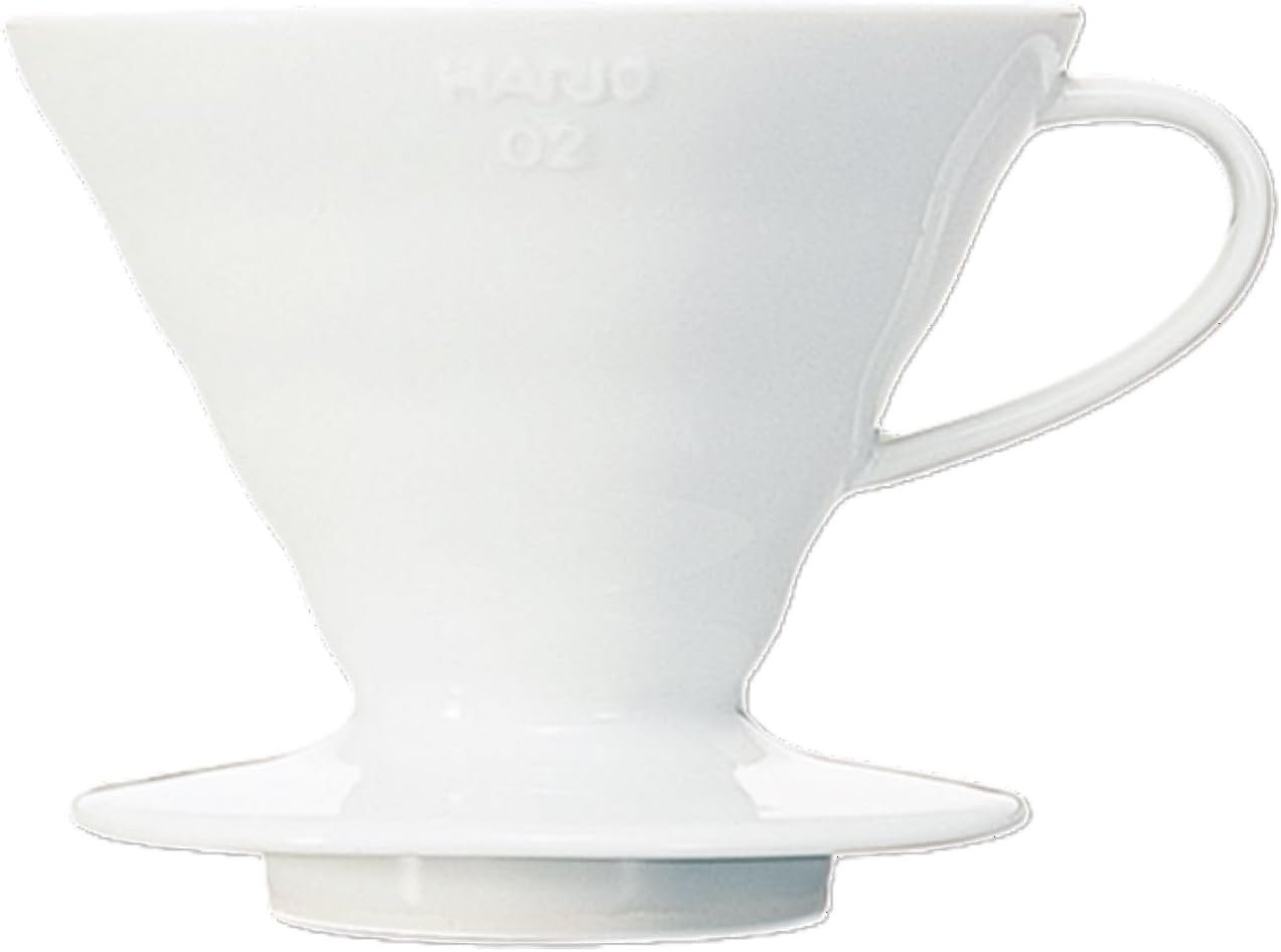 Hario V60 Dripper 02 in white ceramic