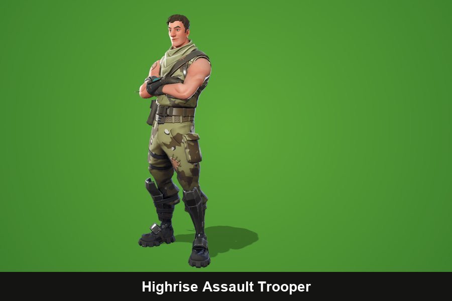 Highrise Assault Trooper Fortnite skin