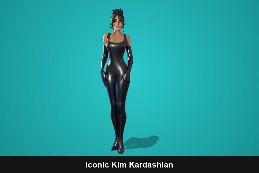 Iconic Kim Kardashian Fortnite skin