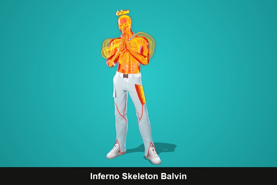 Inferno Skeleton Balvin Fortnite skin