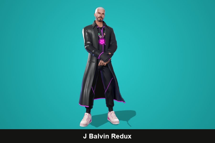 J Balvin Redux Fortnite skin