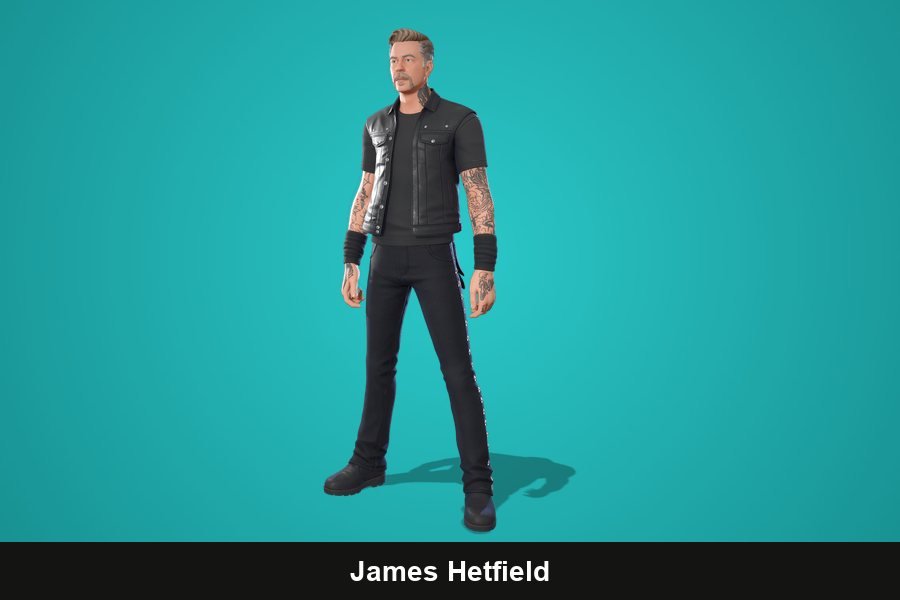 James Hetfield Fortnite skin