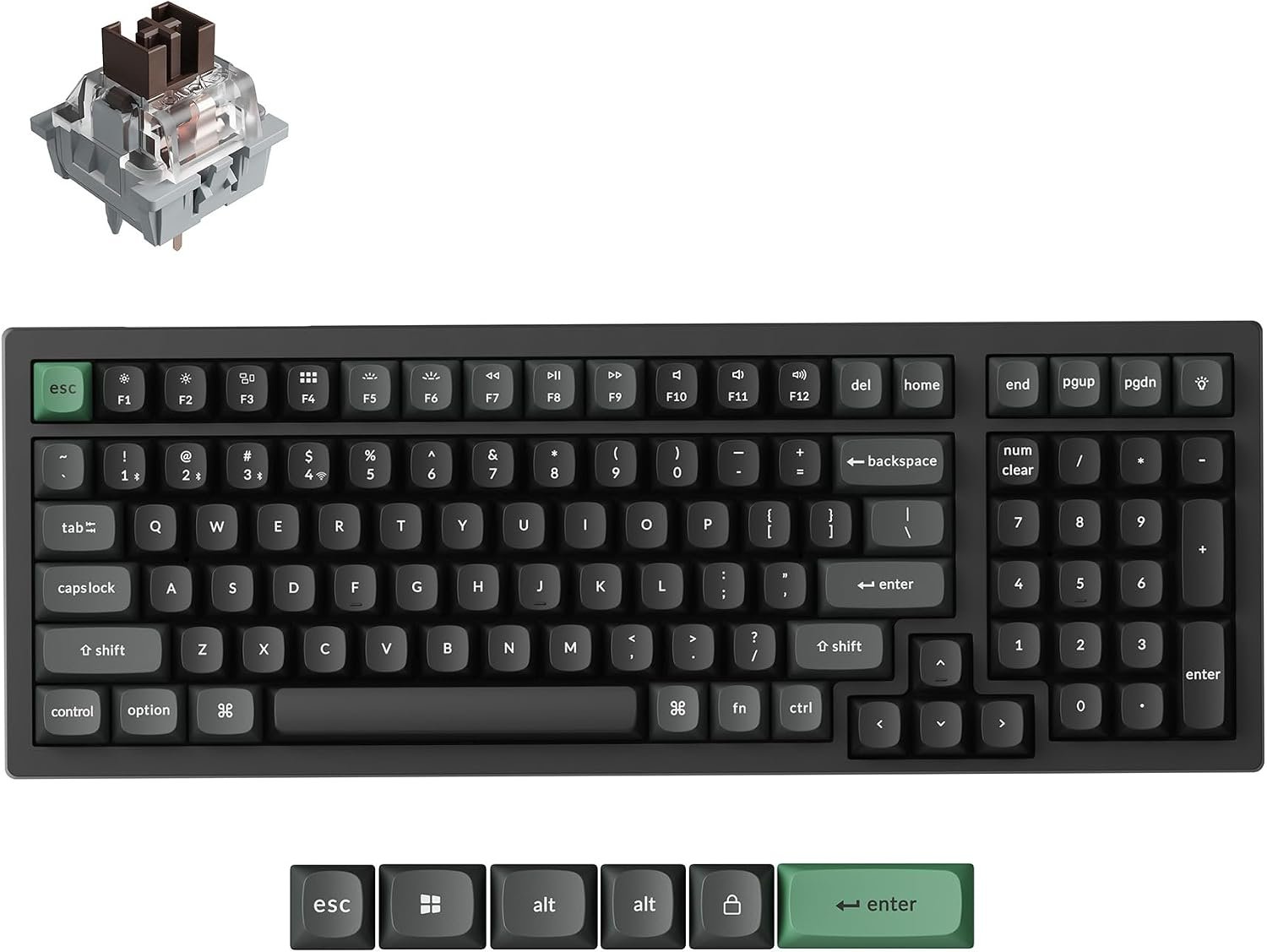 Keychron K4 Ultra wireless custom mechanical keyboard with 96 percent layout