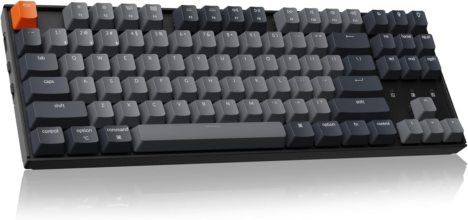 Keychron K8 tenkeyless wireless mechanical keyboard for Mac