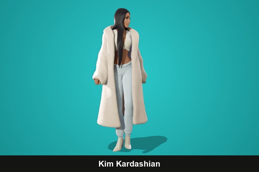 Kim Kardashian Fortnite skin