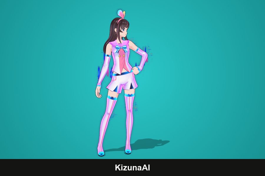 KizunaAI Fortnite skin