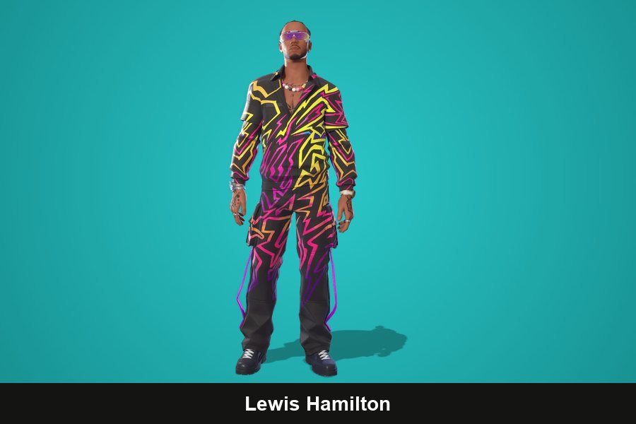 Lewis Hamilton Fortnite skin