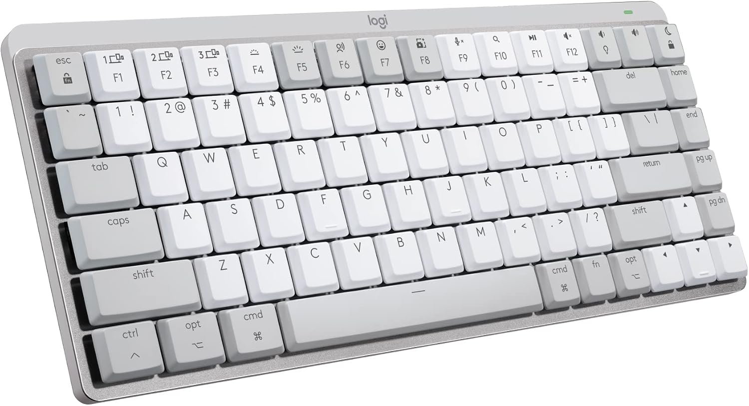 Logitech MX Mechanical Mini for Mac in pale grey