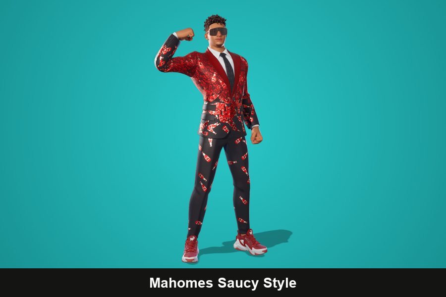 Mahomes Saucy Style Fortnite skin