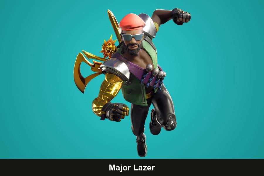 Major Lazer Fortnite skin