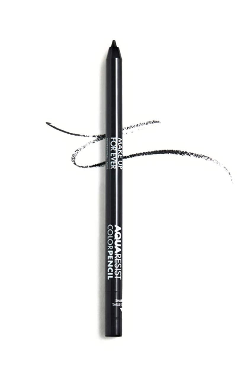 Make Up For Ever Aqua Resist Color Pencil in black with a swatch
