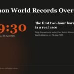 Most Marathon World Records Over Time: Top 10 Ranked graphic with the headline and key figures